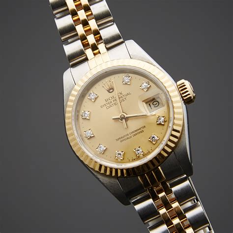 ladies gold rolex small 12mm|used rolex lady datejust for sale.